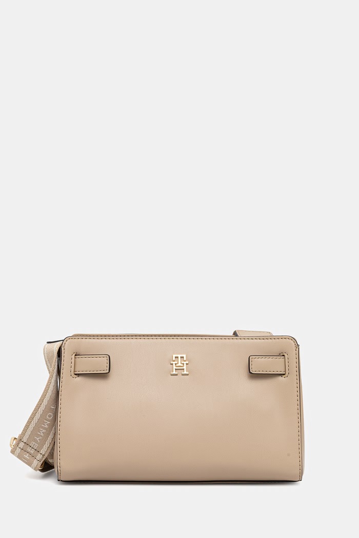 Tommy Hilfiger torebka crossbody damska beżowy AW0AW19065