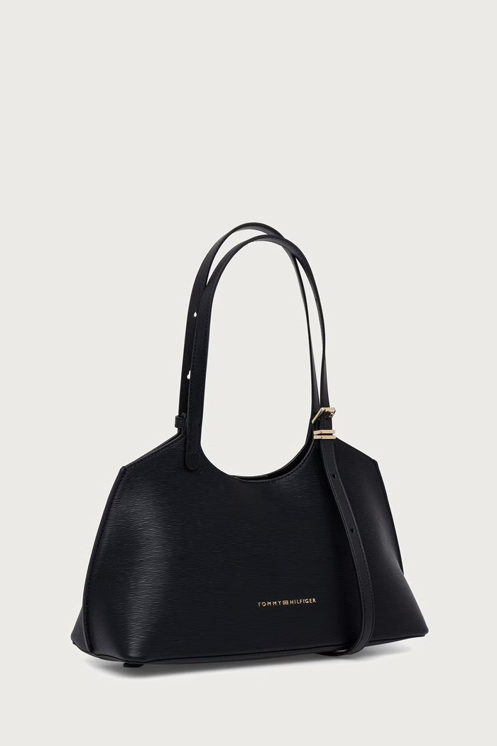 Tommy Hilfiger Kabelka typu shopper dámska AW0AW19037 čierna AW26