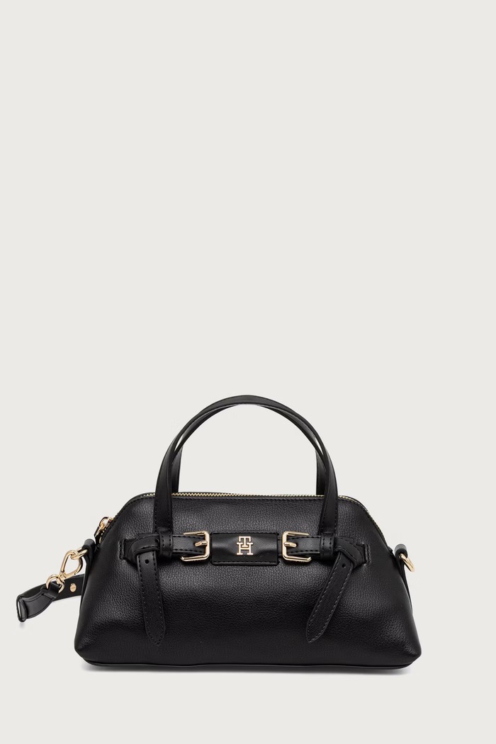 Tommy Hilfiger Torebka damska z imitacji skóry czarny AW0AW19034