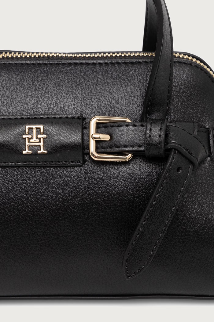 Torebka damska z imitacji skóry Tommy Hilfiger AW0AW19034 czarny