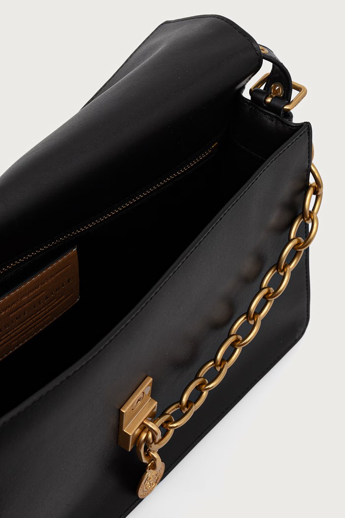 Tommy Hilfiger Γυναικεία δερμάτινα AW0AW19015 μαύρο