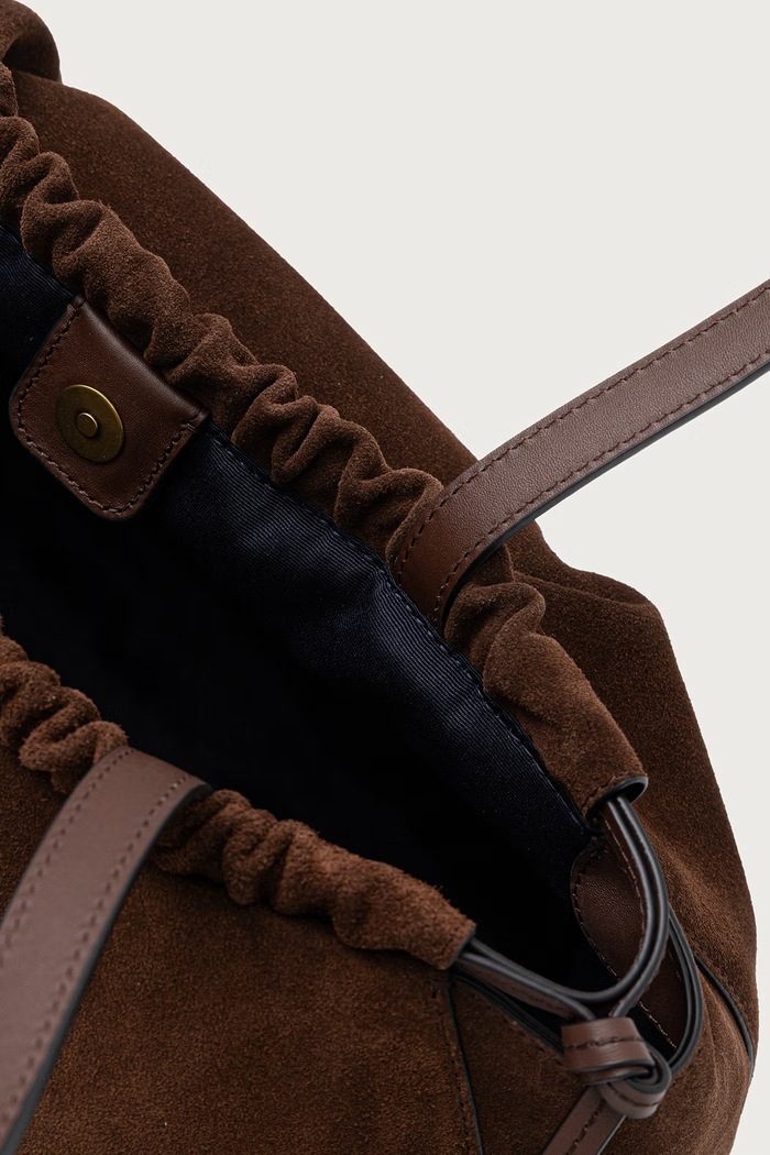 Kabelka hobo dámska semišová Tommy Hilfiger hnedá AW0AW19013