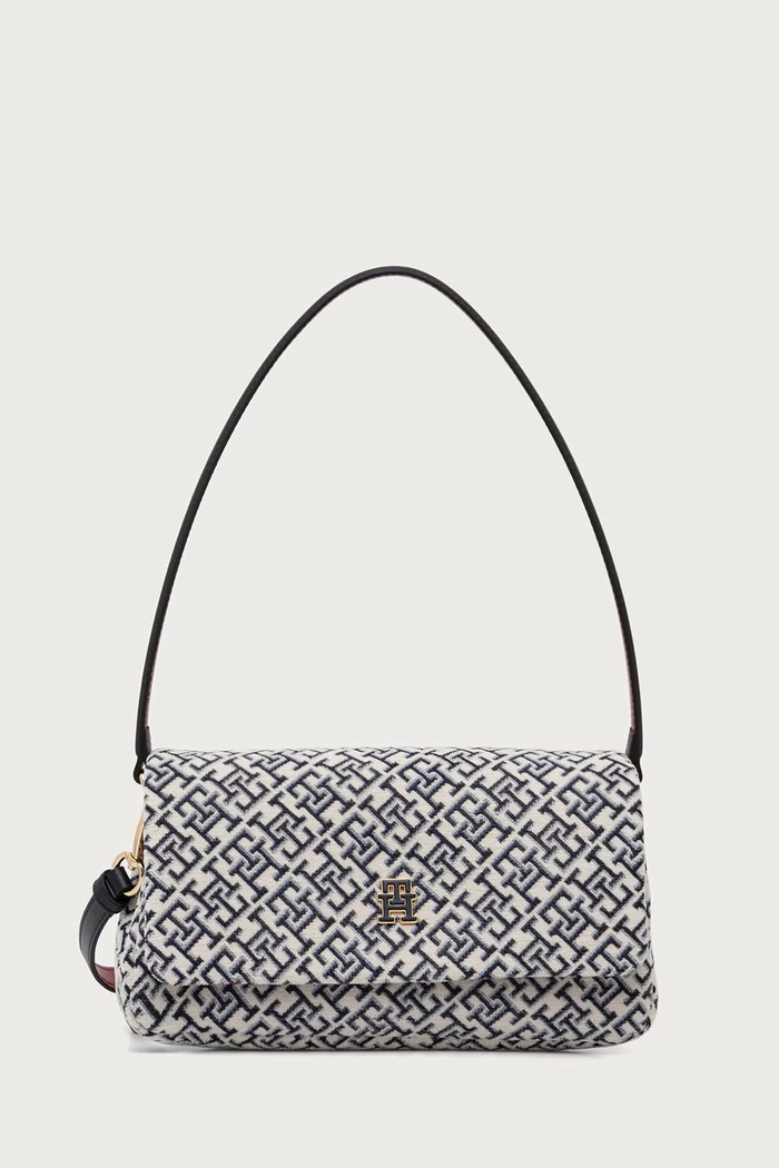Tommy Hilfiger Μικρή τσάντα γυναικεία σκούρο μπλε AW0AW19007