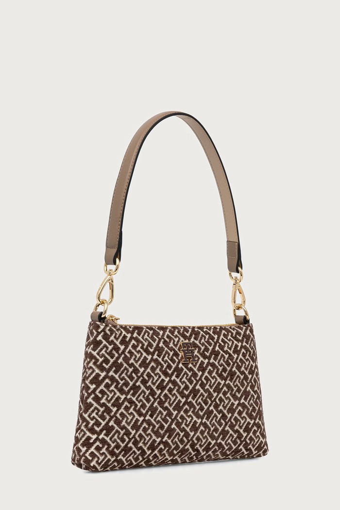 Tommy Hilfiger Torebka tote damska AW0AW19006 brązowy AW26
