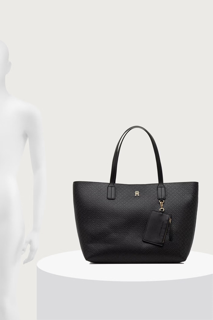 Tommy Hilfiger Torebka shopper damska z imitacji skóry AW0AW19004