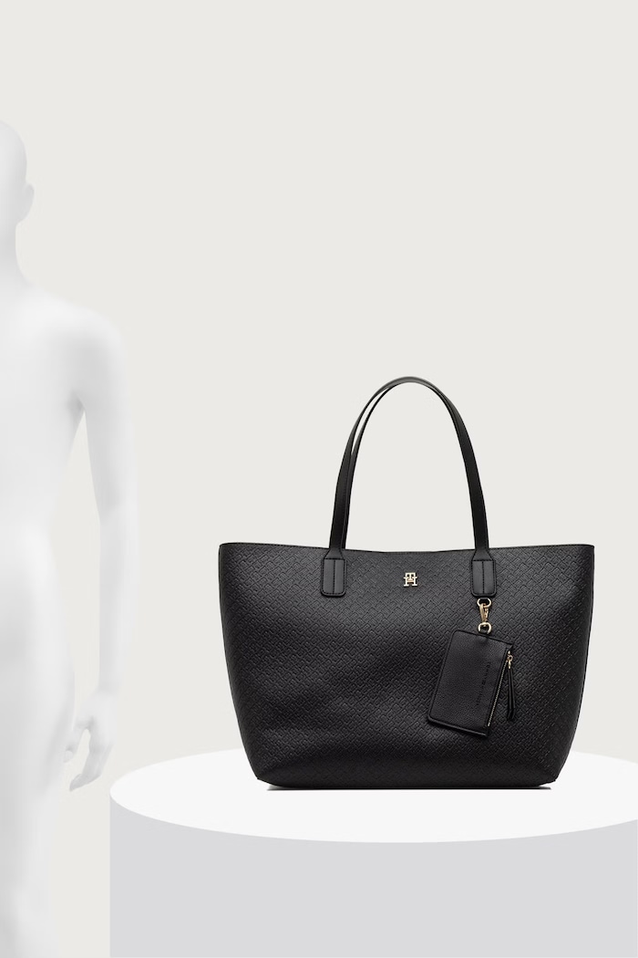 Tommy Hilfiger Torebka shopper damska z imitacji skóry AW0AW19004
