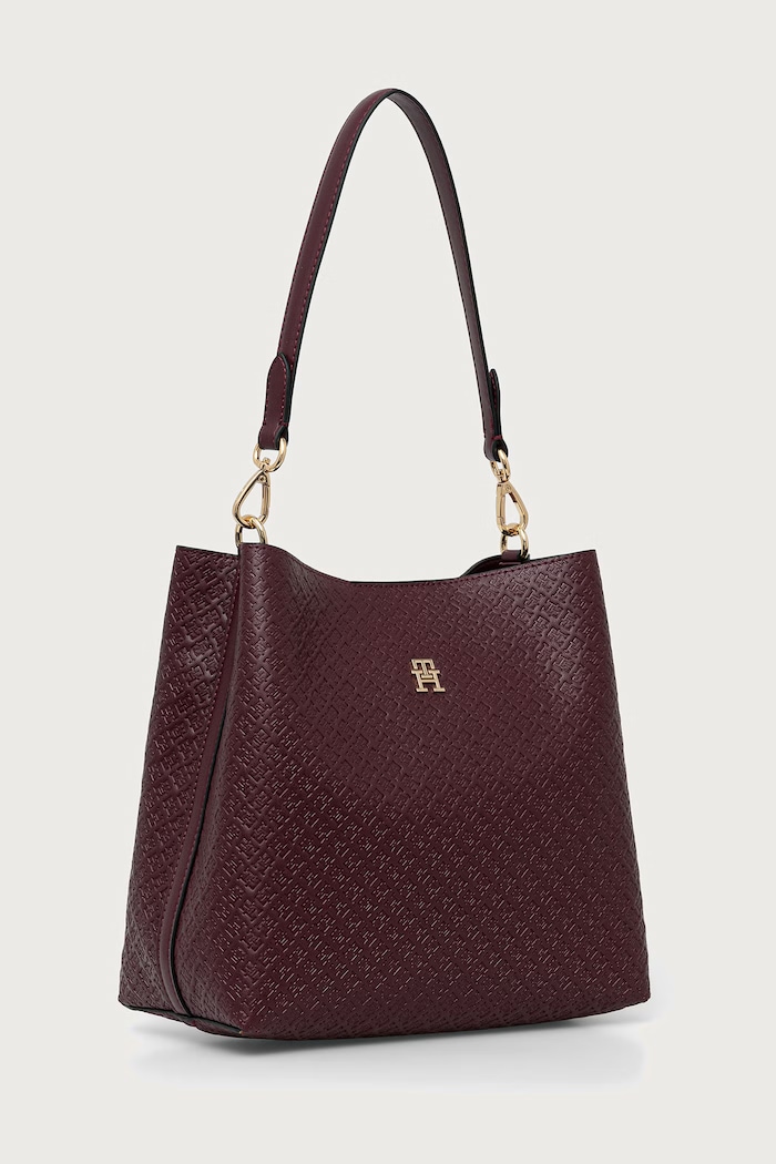 Tommy Hilfiger Γυναικεία από απομίμηση δέρματος AW0AW19000 μπορντό AW26