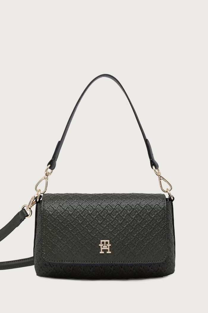 Tommy Hilfiger Torebka crossbody damska z imitacji skóry zielony AW0AW18997