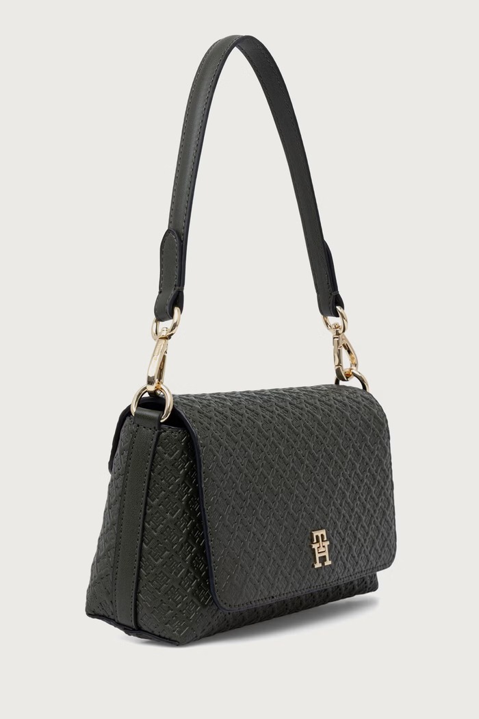 Tommy Hilfiger χιαστί γυναικεία από απομίμηση δέρματος AW0AW18997 πράσινο AW26