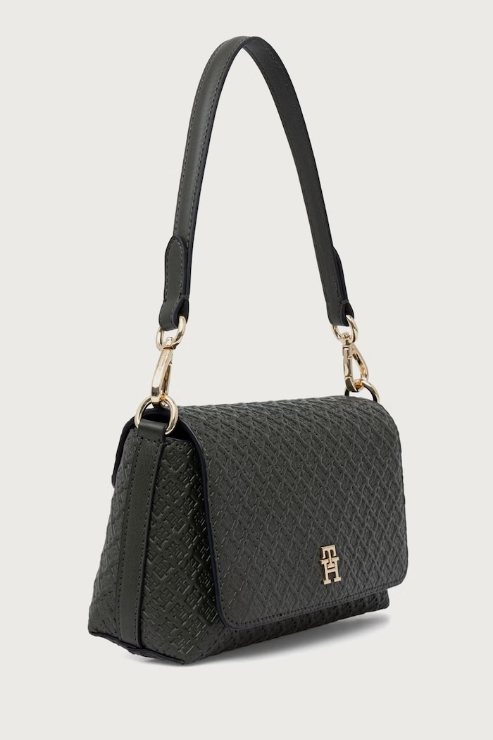 Tommy Hilfiger χιαστί γυναικεία από απομίμηση δέρματος AW0AW18997 πράσινο AW26