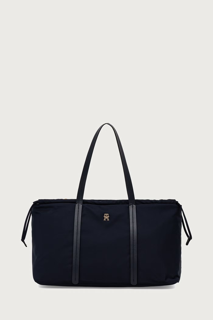 Tommy Hilfiger Kabelka typu shopper dámska tmavomodrá AW0AW18994