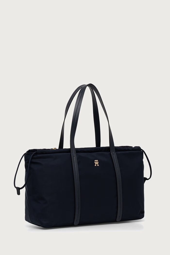 Tommy Hilfiger Kabelka typu shopper dámska AW0AW18994 tmavomodrá AW26