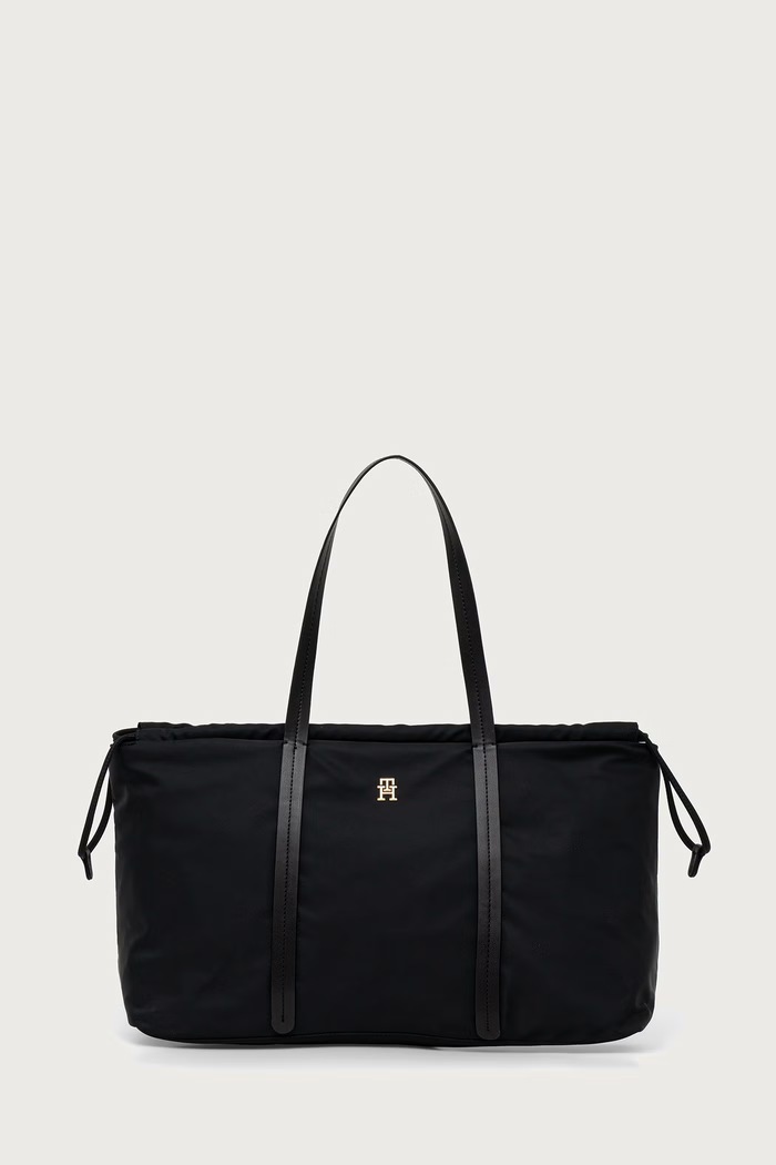 Tommy Hilfiger Kabelka typu shopper dámska čierna AW0AW18994