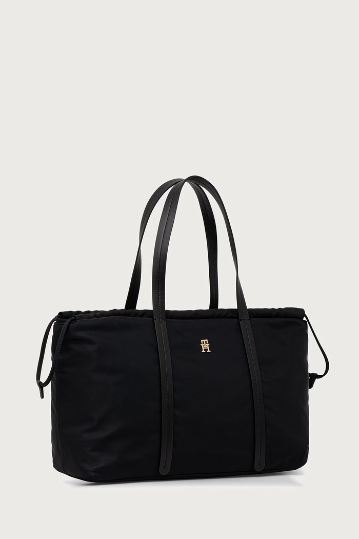 Tommy Hilfiger Kabelka typu shopper dámska AW0AW18994 čierna AW26