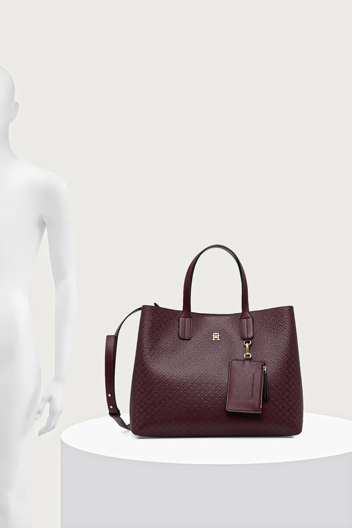 Tommy Hilfiger шопинг чанта дамска от имитация на кожа AW0AW18923