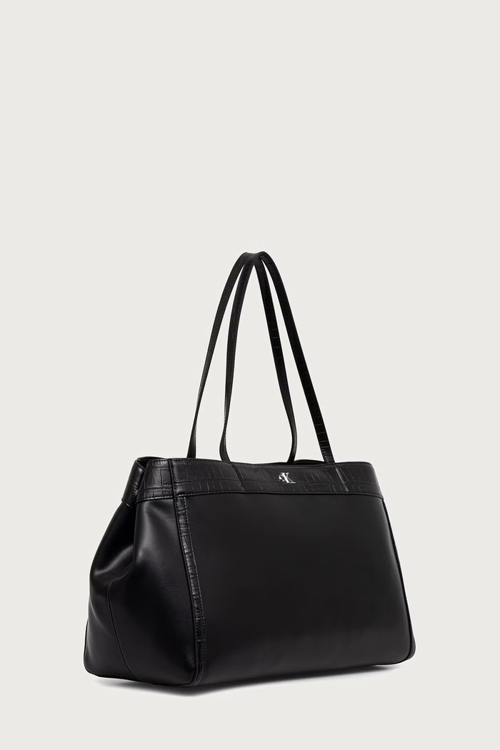 Calvin Klein Shopper torba za žene od imitacije kože LV04F3904G crna AW26