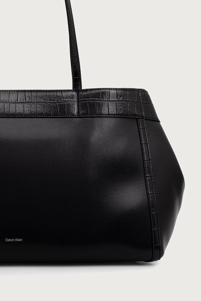 Dodaci Calvin Klein Shopper torba za žene od imitacije kože LV04F3904G crna
