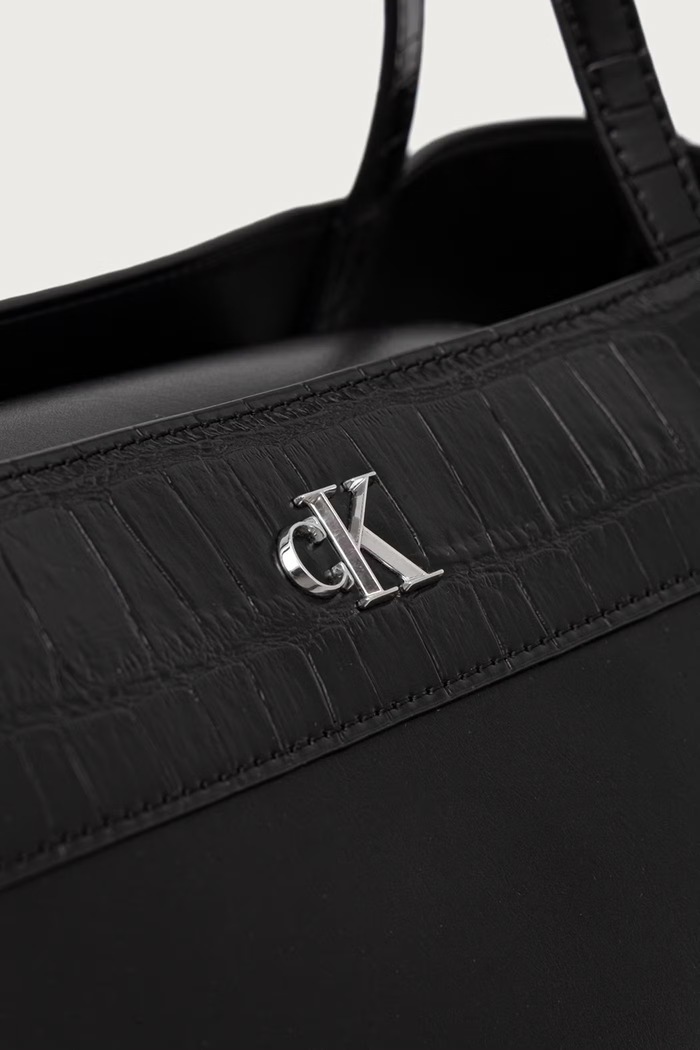 Shopper torba za žene od imitacije kože Calvin Klein LV04F3904G crna
