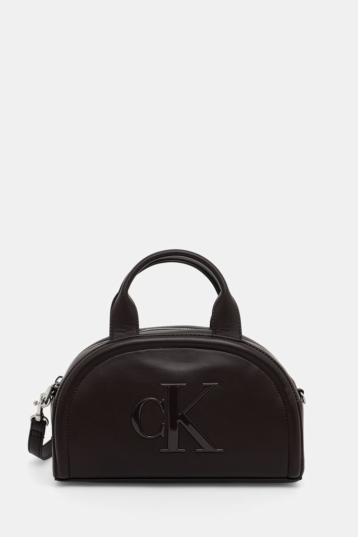 Calvin Klein torebka crossbody damska z imitacji skóry brązowy LV04F3895G