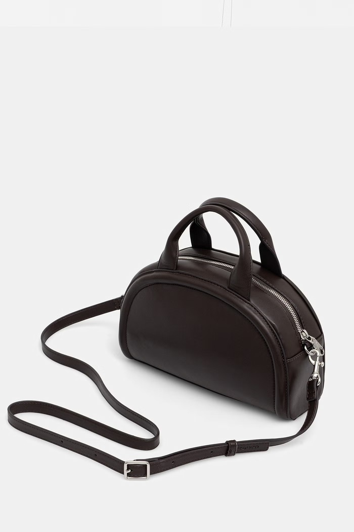 Akcesoria Calvin Klein torebka crossbody damska z imitacji skóry LV04F3895G brązowy