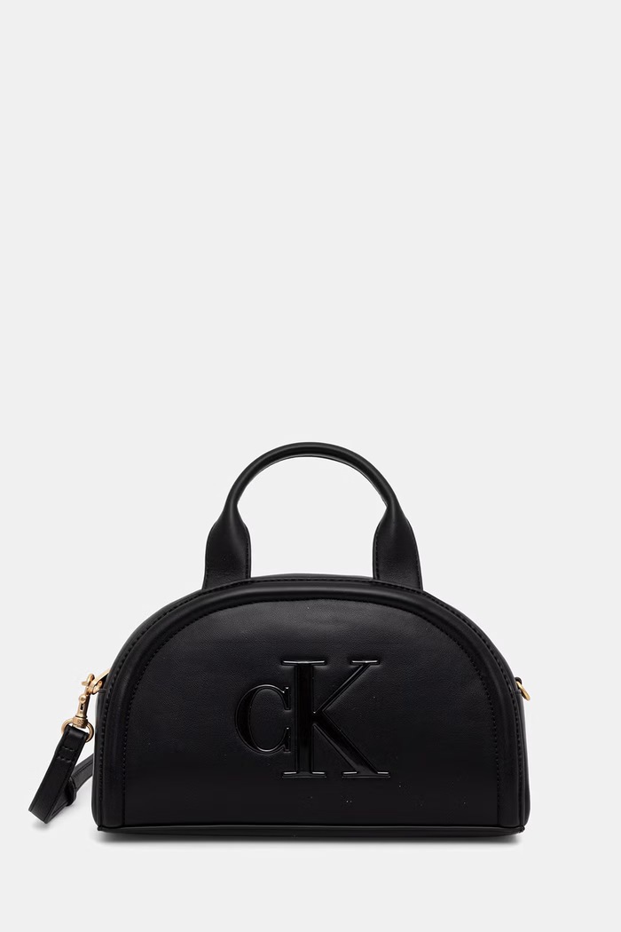 Calvin Klein crossbody torbica ženska iz umetnega usnja črna LV04F3895G