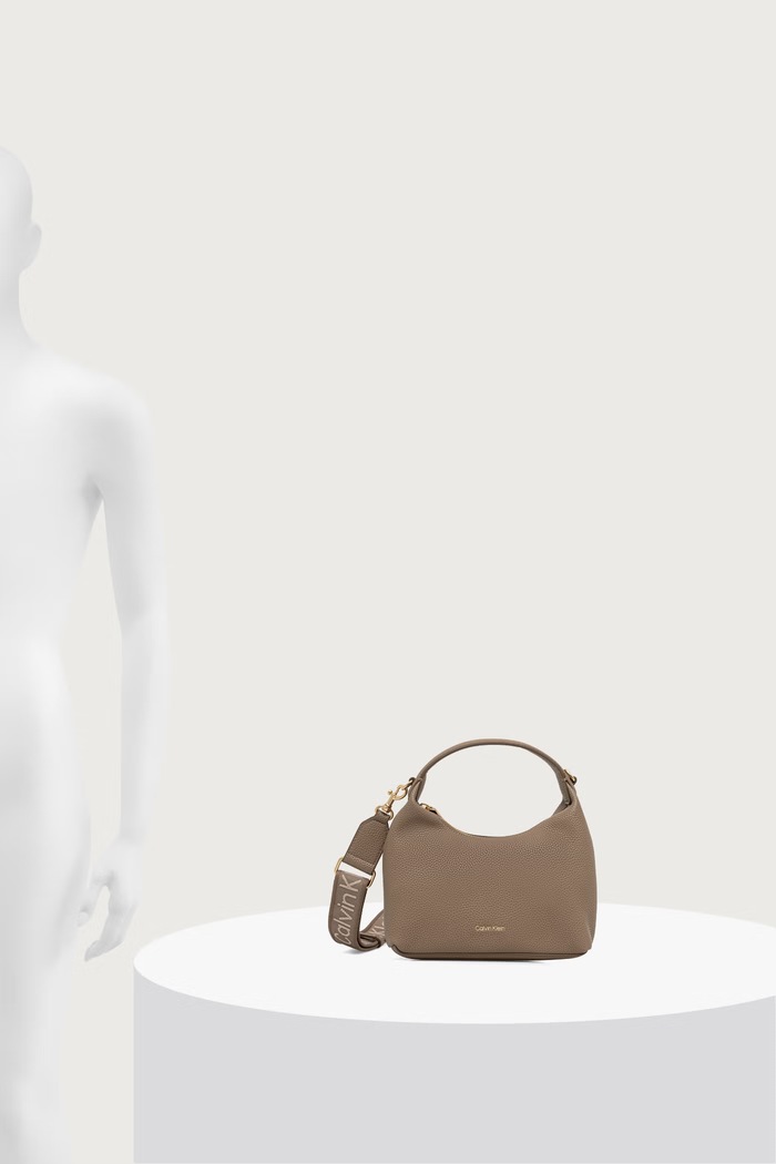 Calvin Klein Torebka hobo damska z imitacji skóry LV04F3892G