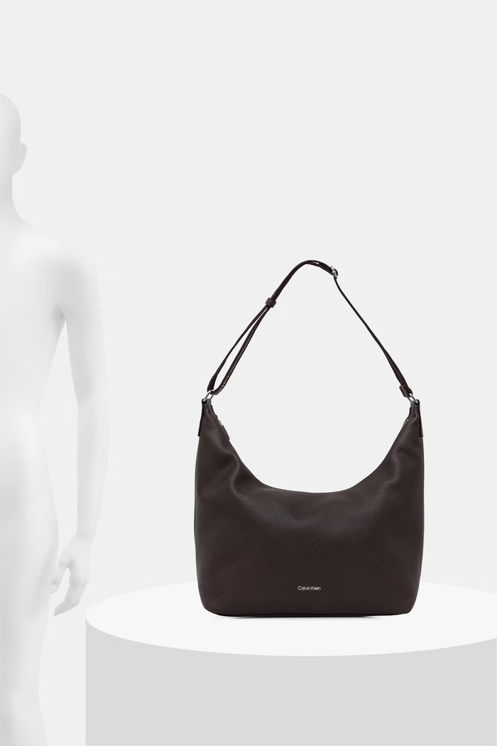 Calvin Klein torebka hobo damska z imitacji skóry LV04F3891G
