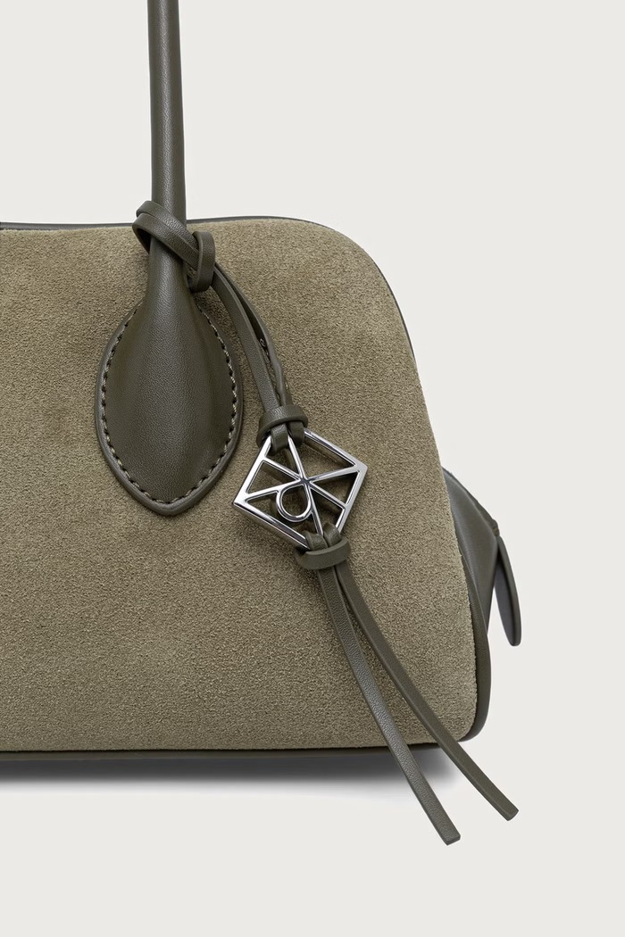 Аксесоари Calvin Klein Чанта дамска от велур LV04F3888G зелен