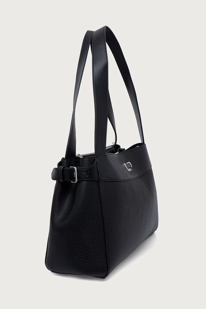 Calvin Klein Torba za žene od imitacije kože LV04F3887G crna AW26