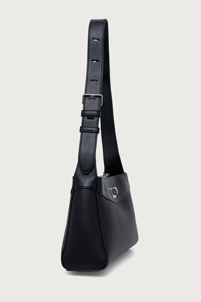 Calvin Klein Μικρή τσάντα γυναικεία από απομίμηση δέρματος LV04F3886G μαύρο AW26