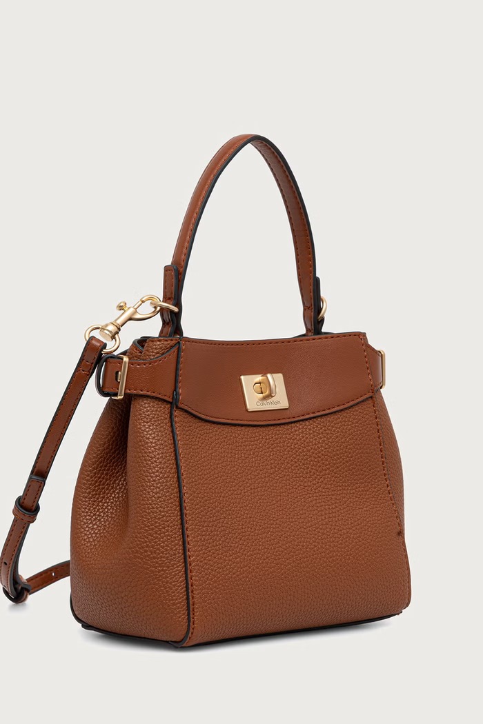 Calvin Klein Γυναικεία από απομίμηση δέρματος LV04F3885G καφέ AW26