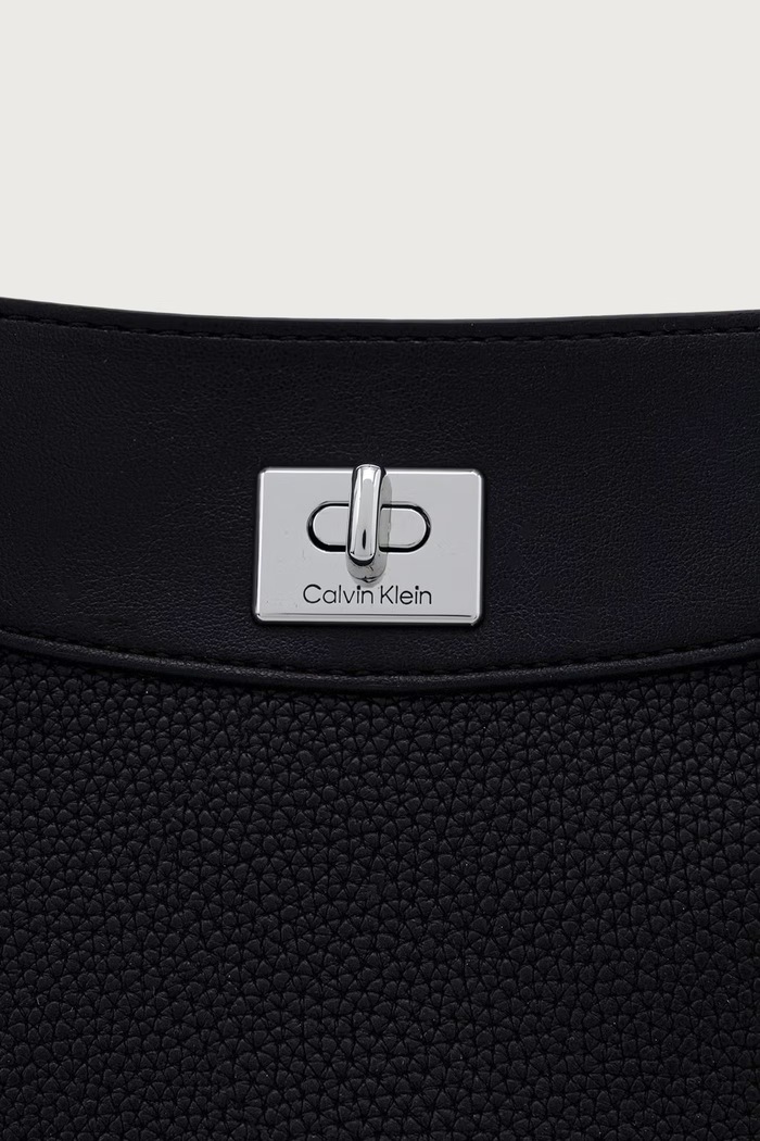 Γυναικεία από απομίμηση δέρματος Calvin Klein LV04F3885G μαύρο