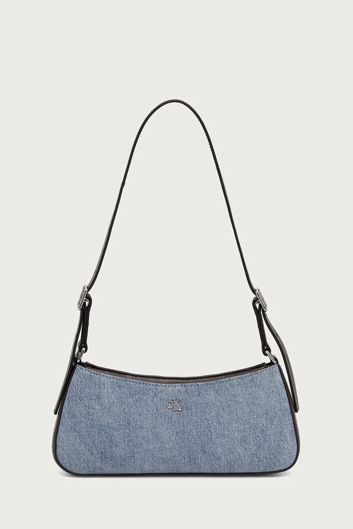 Calvin Klein torebka damska jeansowa niebieski LV04F3883G