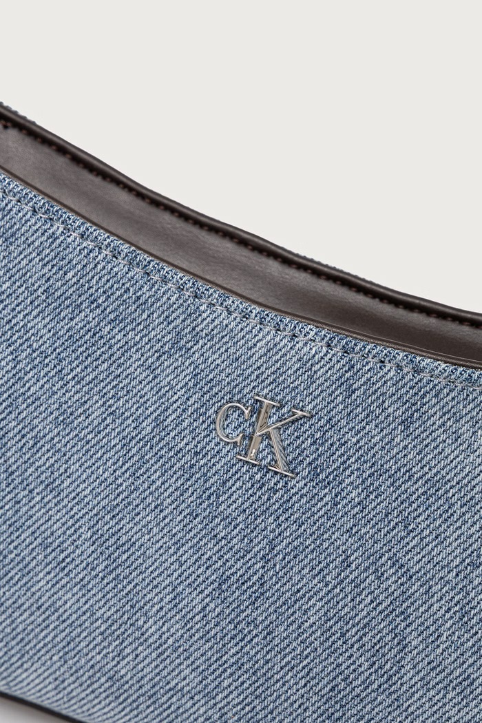 Calvin Klein torebka damska jeansowa niebieski LV04F3883G