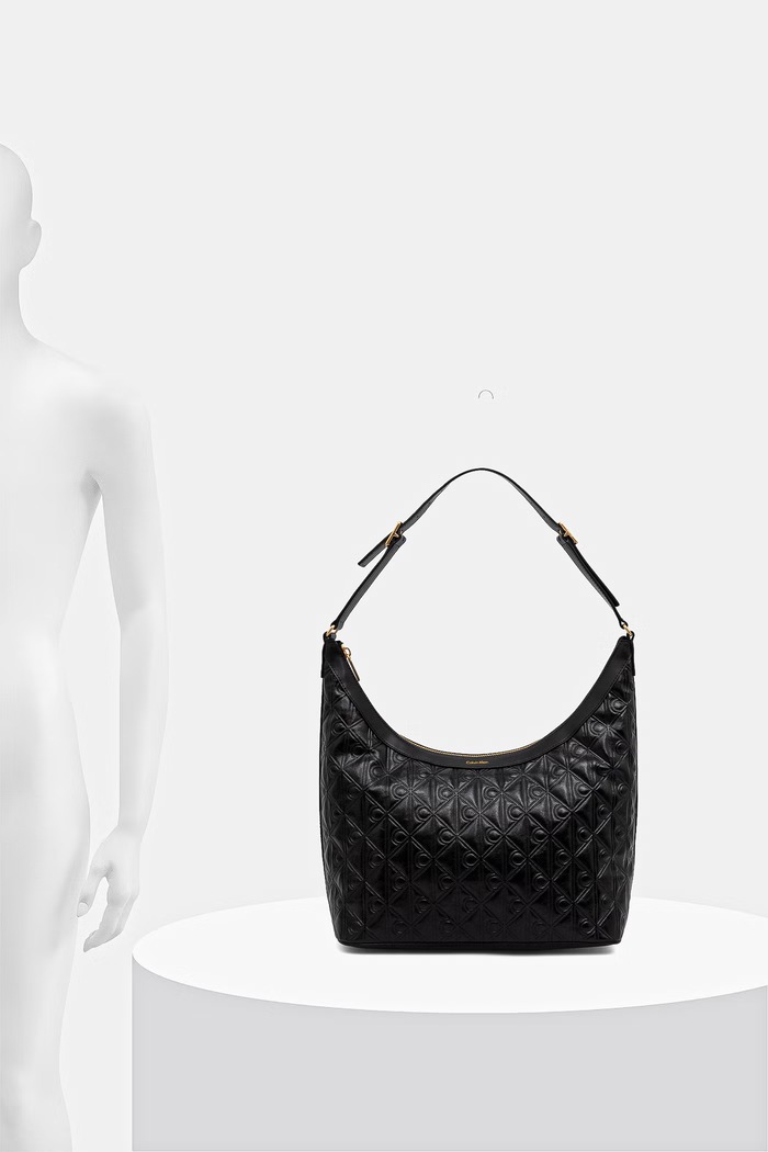 Calvin Klein torebka hobo damska z imitacji skóry LV04F3875G