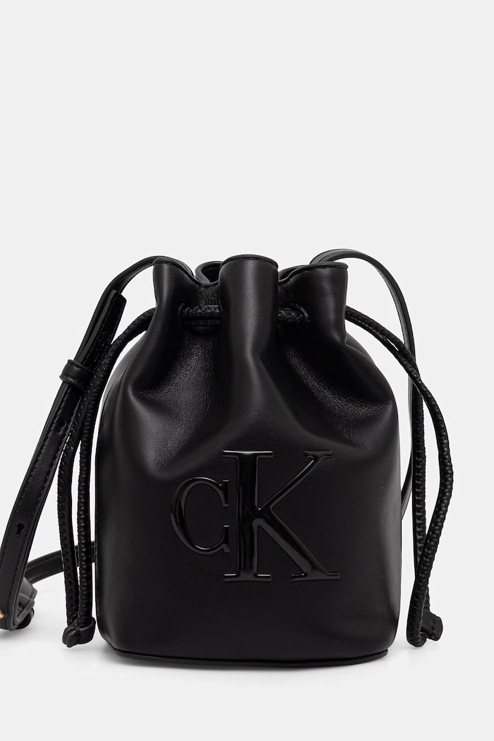 Calvin Klein női műbőr zsák fekete LV04F3870G