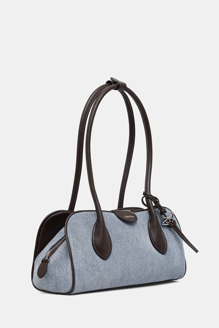 Calvin Klein torebka damska jeansowa LV04F3830G niebieski AW26