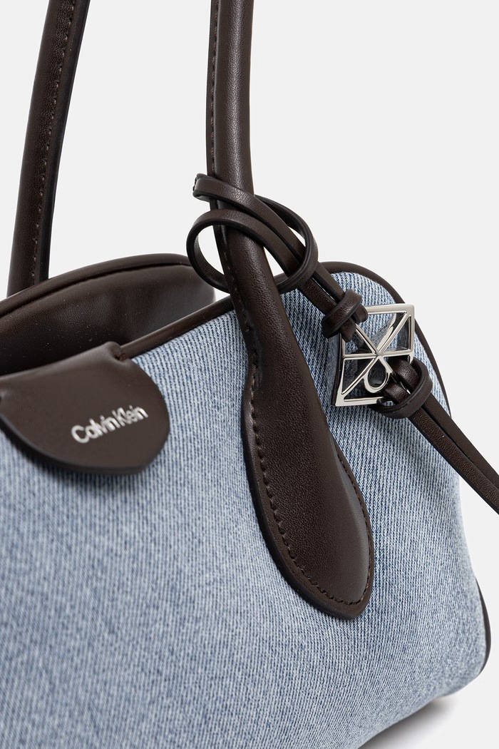 Calvin Klein torebka damska jeansowa niebieski LV04F3830G