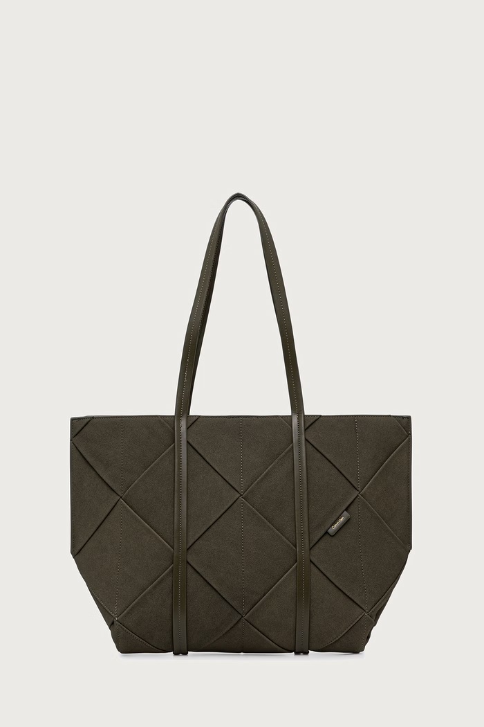 Calvin Klein Shopper torba za žene zelena LV04F3695G