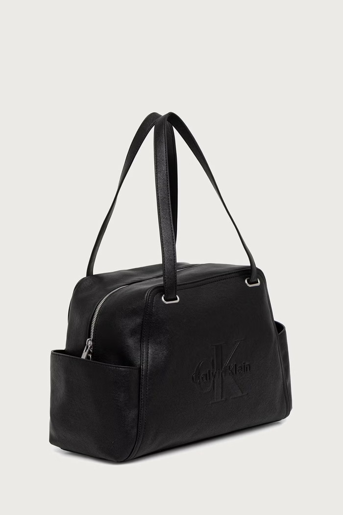 Calvin Klein torebka tote damska z imitacji skóry LV04F3689G czarny AW26