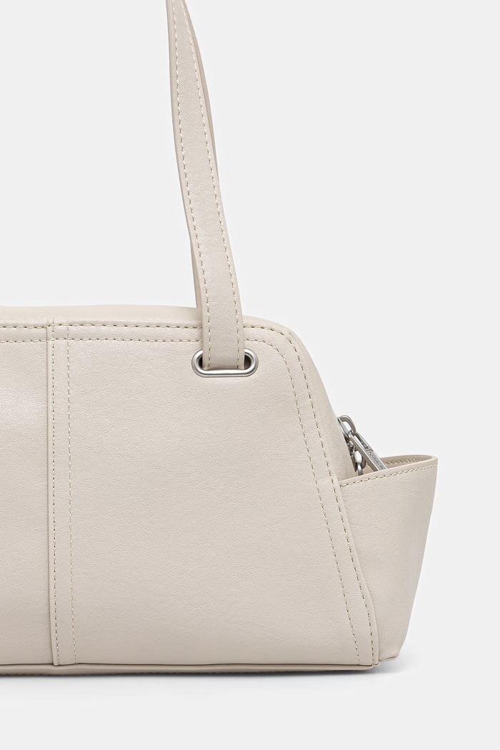 Akcesoria Calvin Klein torebka damska z imitacji skóry LV04F3688G beżowy