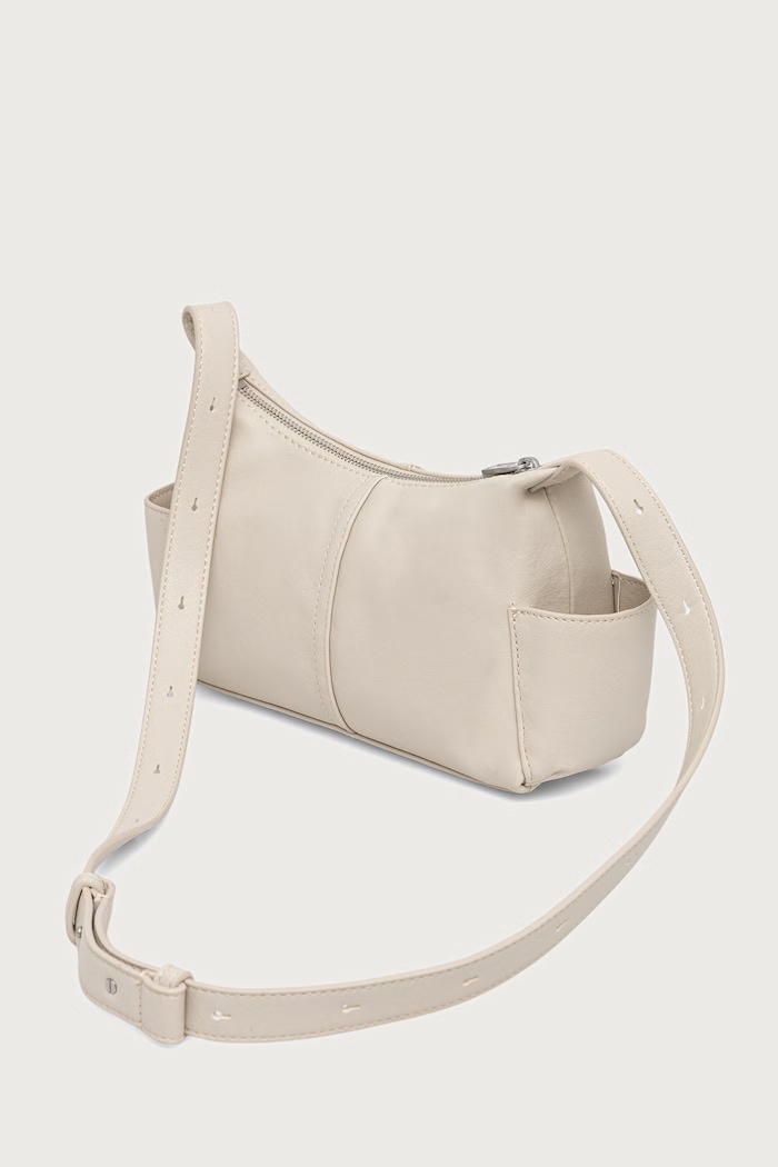 Accesorii Calvin Klein geantă crossbody pentru femei cu imitație de piele LV04F3687G bej