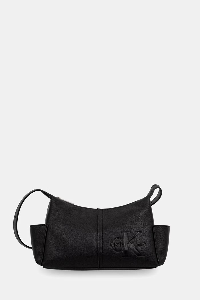 Calvin Klein torebka crossbody damska z imitacji skóry czarny LV04F3687G