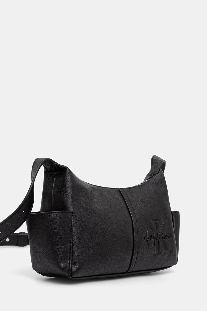 Calvin Klein torebka crossbody damska z imitacji skóry LV04F3687G czarny AW26