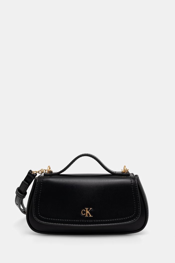 Calvin Klein torebka crossbody damska z imitacji skóry czarny LV04F3679G