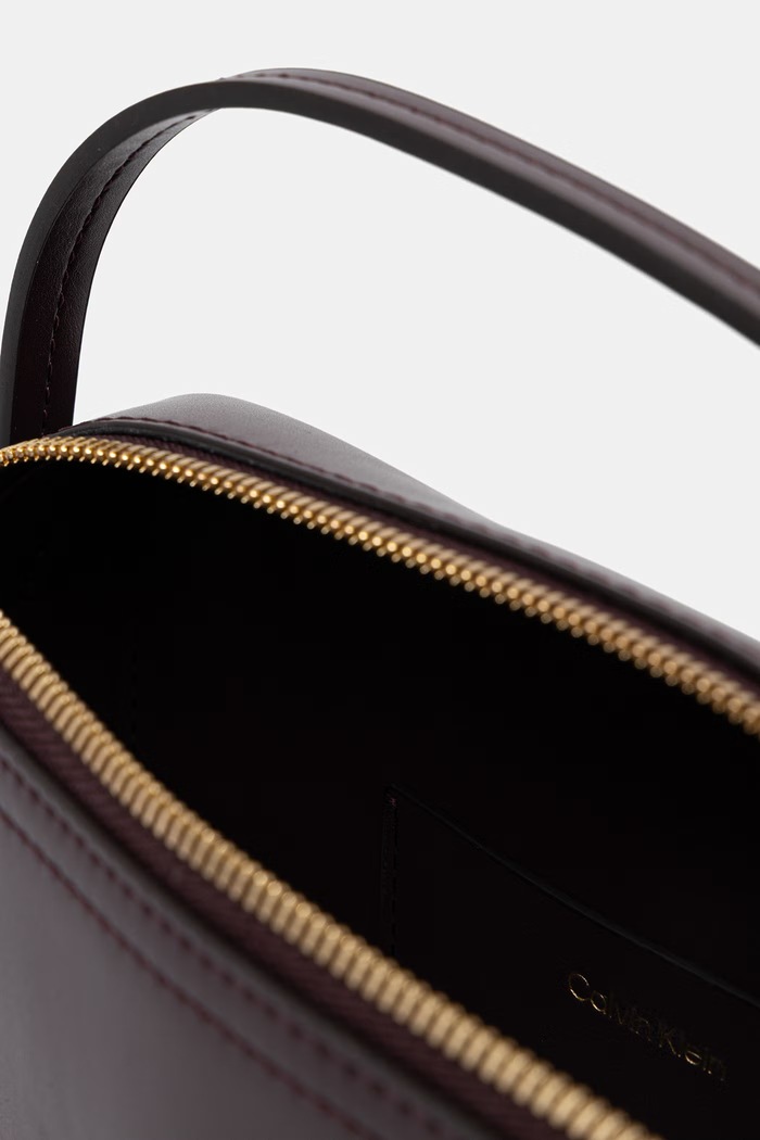 Calvin Klein torebka crossbody damska z imitacji skóry LV04F3678G bordowy