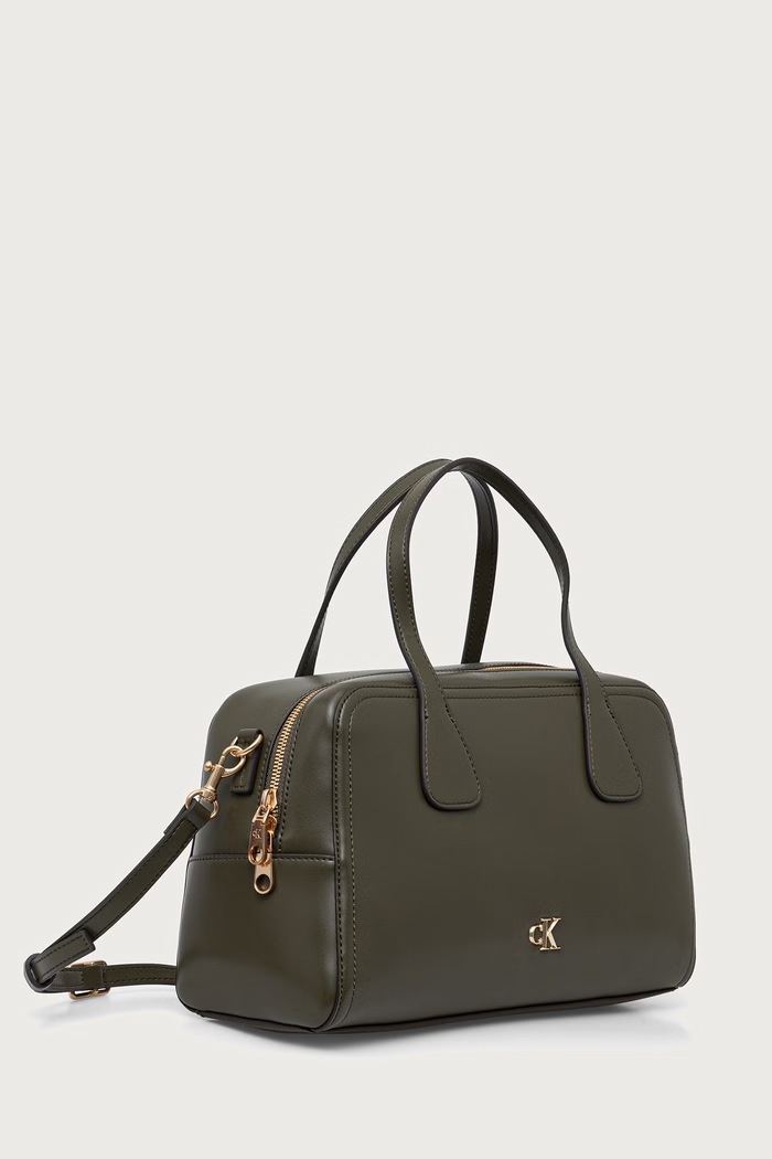 Calvin Klein crossbody kabelka dámská z imitace kůže LV04F3610G zelená AW26