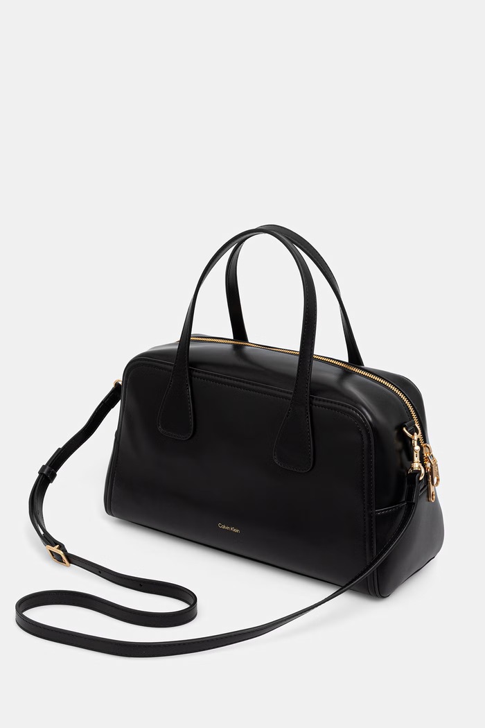 Akcesoria Calvin Klein torebka crossbody damska z imitacji skóry LV04F3610G czarny