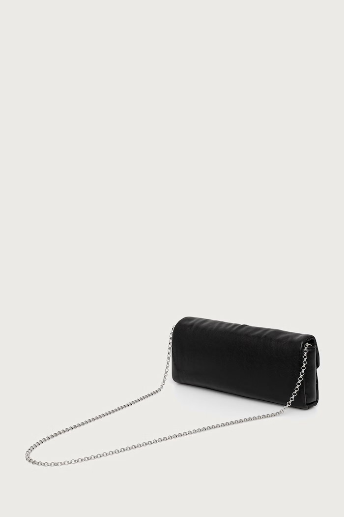 Αξεσουάρ Calvin Klein Clutch γυναικεία από απομίμηση δέρματος LV04F1240G μαύρο