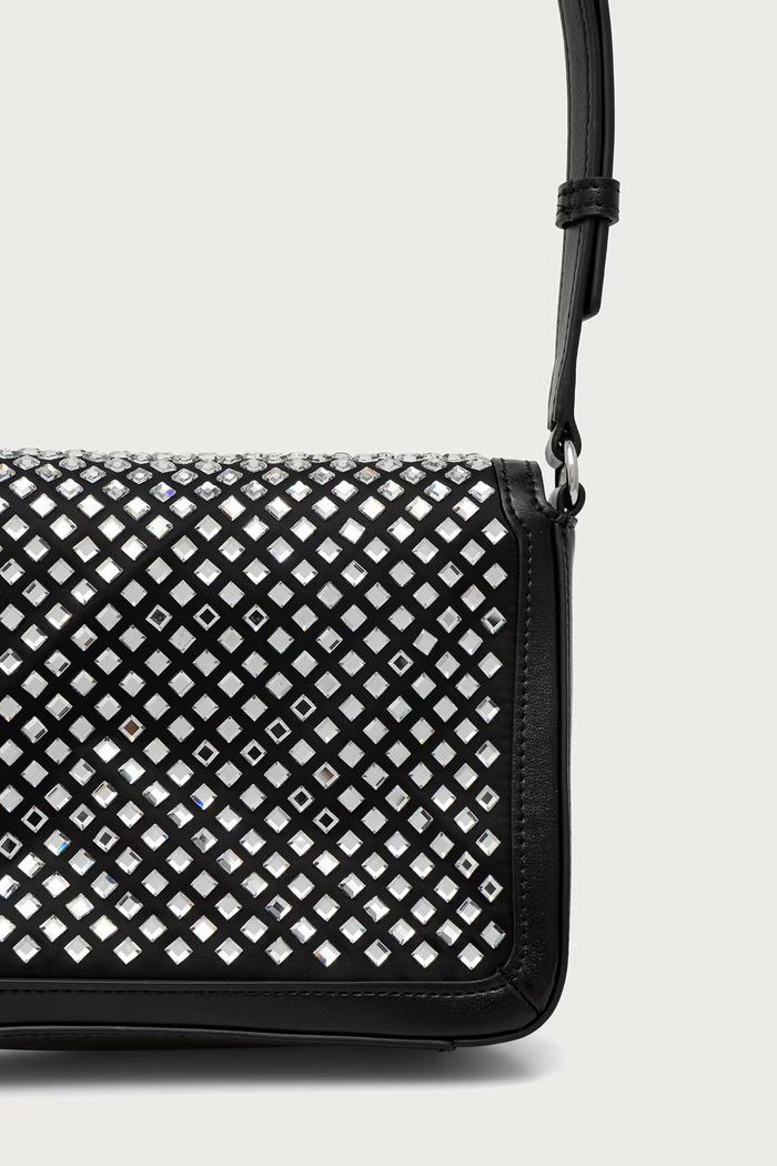 Dodaci Armani Exchange Crossbody torba za žene od imitacije kože XW003374.AF26449 crna